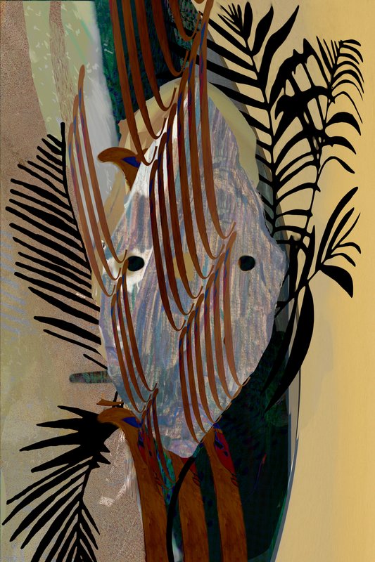 Alex Fischer, Whale Brain, 2010-08-29, 30×20″ / 762×508㎜, print